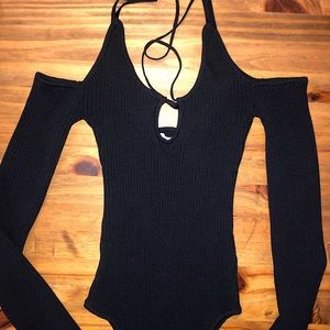 Black long sleeve Bodysuit